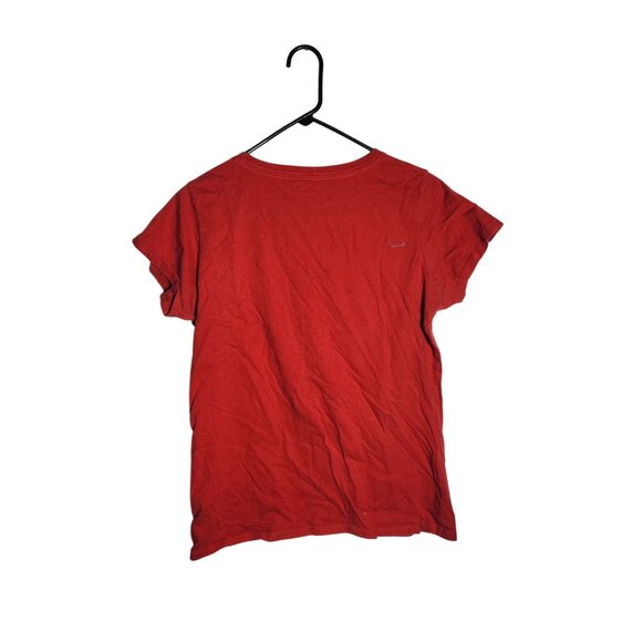 Holiday Time Womens Red Bah Humbug Christmas Cat Graphic T-Shirt L/G - Picture 2 of 3